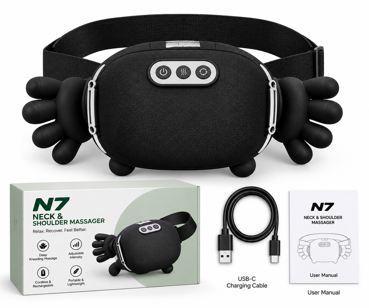 4D Deep-Kneading Neck & Shoulder Massager
