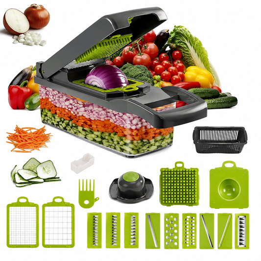 Multi-Function Vegetable Chopper and Slicer Set